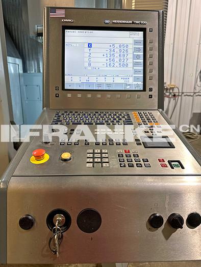 Used 2007 DMG MORI DMU 50 eVo linear full 5-Axis only 1,251 prototype hours, automation prep!