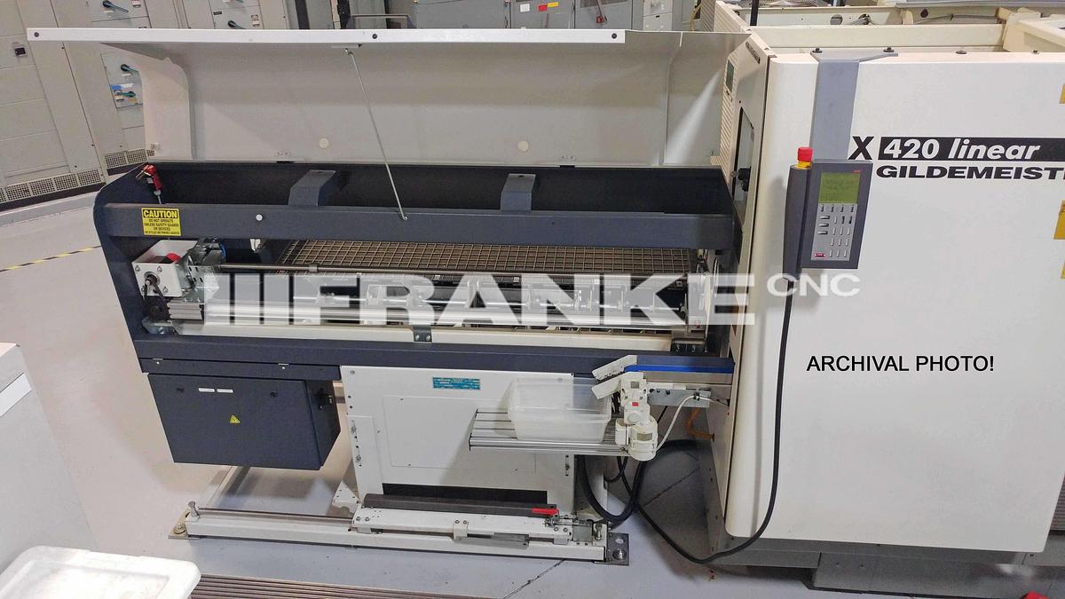 Used 2003 DMG GILDEMEISTER CTX 420 linear CNC lathe with C & Y Axes