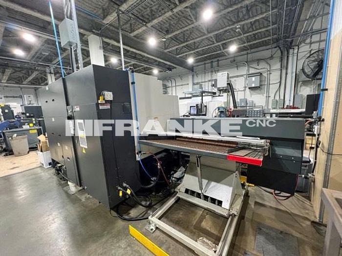 Used 2018 OKUMA GENOS L300-MYW-e CNC Lathe with Sub Spindle