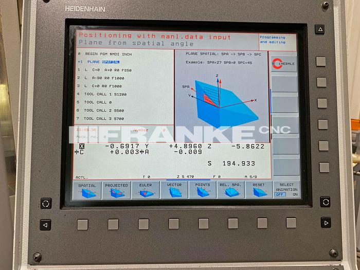 Used 2003 HERMLE C800U