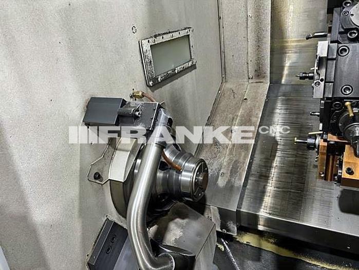 Used 2018 OKUMA GENOS L300-MYW-e CNC Lathe with Sub Spindle