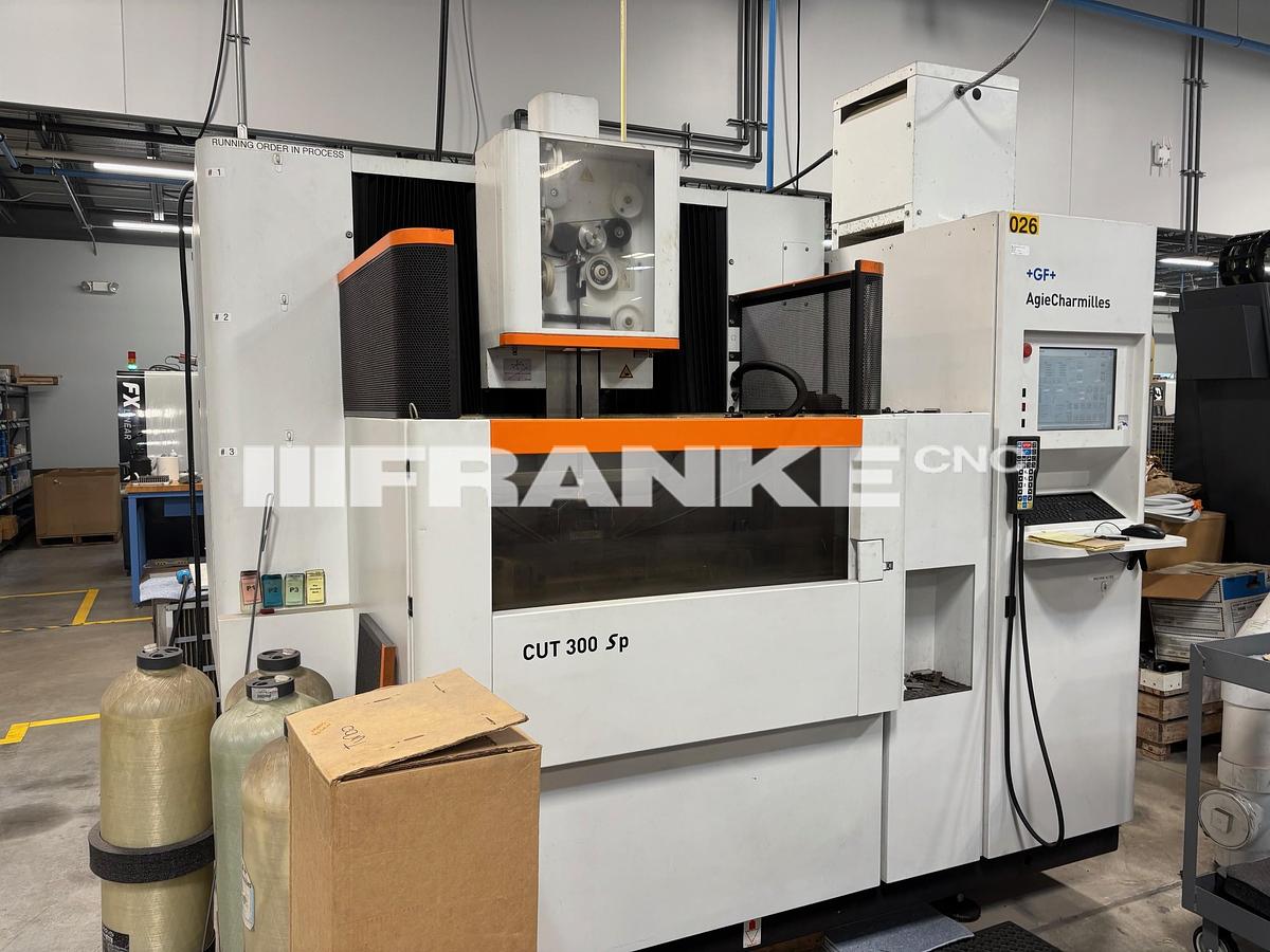Used 2013 AgieCharmilles CUT 300 Sp 5-Axis wire EDM