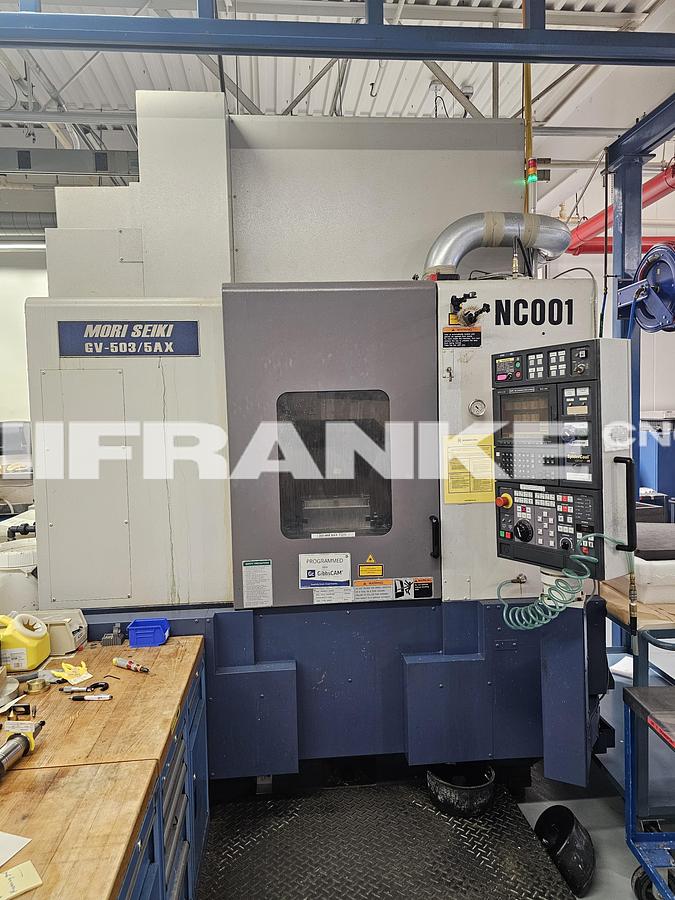 Used 2001 MORI SEIKI GV-503/5AX 5-Axis machining center