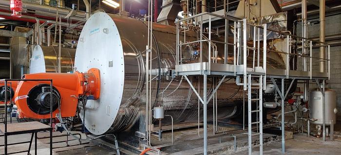 Used BABCOCK WANSON steam boiler