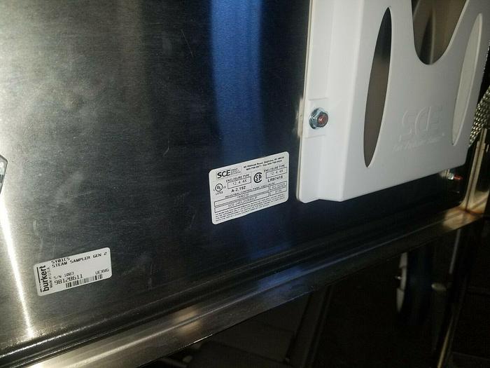 Used Burkert Portable Pharmaceutical Fluid Control System Stainless Steel