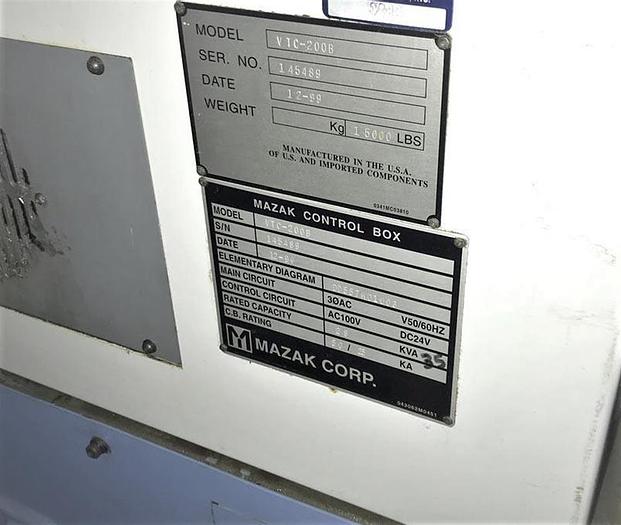 Used 1999 Mazak VTC200B