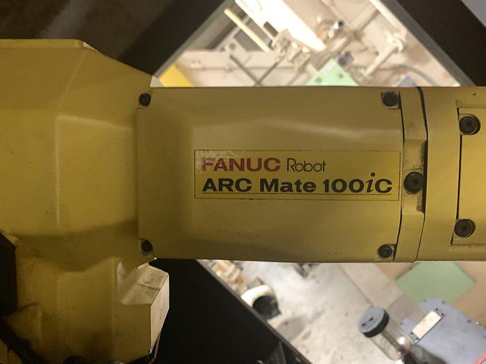Used 2012 LINCOLN ELECTRIC  SYSTEM 20 MIG WELDING CELL WITH FANUC ARCMATE 100IC ROBOT AND R30iB CONTROLLER