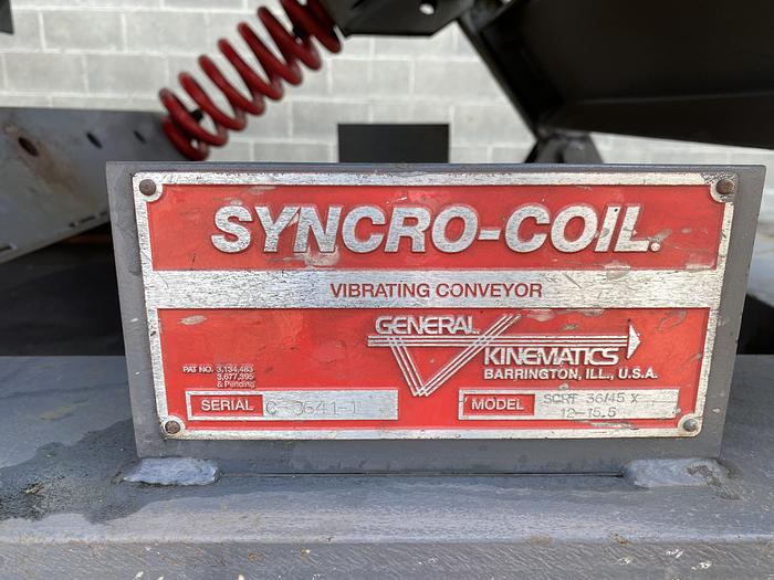 Used GENERAL KINEMATICS OSCILLATING CONVEYOR 2 WAY FEEDER