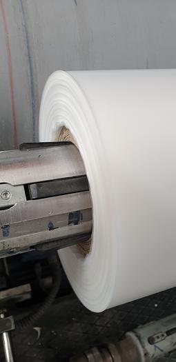 Used 1996 ZOCCHI  Motorized unwinding group and triangle single fold (for HDPE)