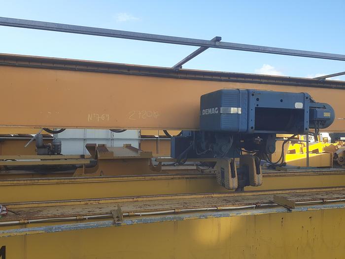 Usado Ponte rolante DEMAG de 10 ton