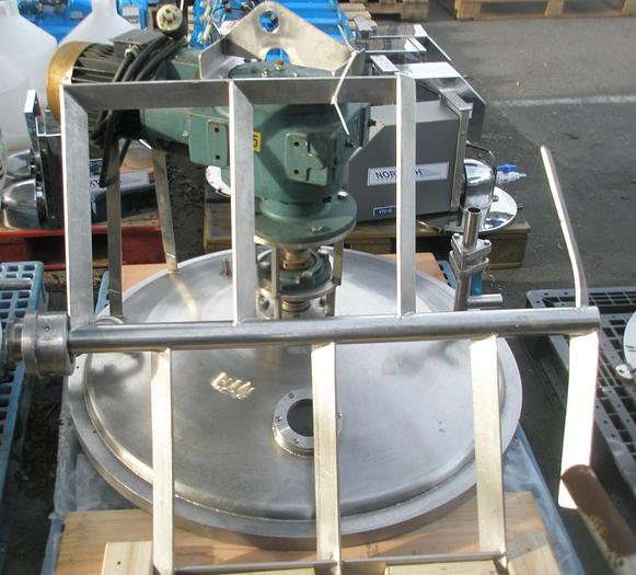 Used Mixer, Agitator, 3 HP, S/st, Dome Lid (3) #S736884