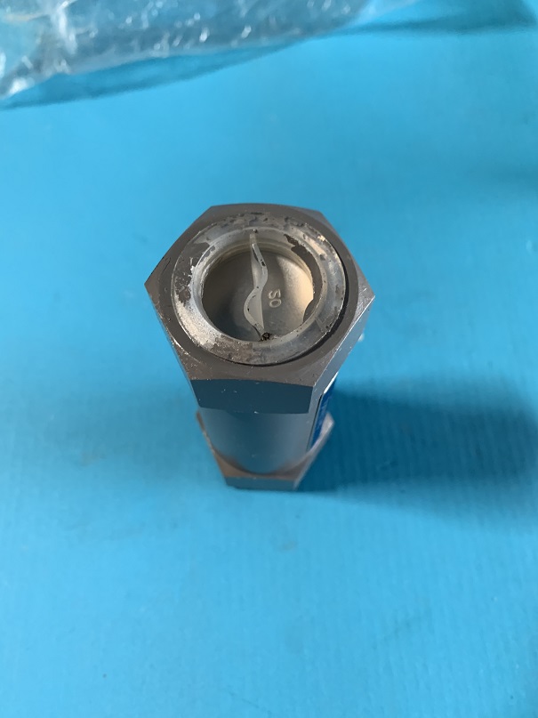 Used Tokimec In-Line Check Valve DT8P1-06-20-11-JA-J