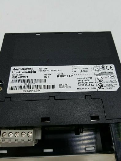 Used Allen-Bradley 1756-DNB/A DeviceNet Communication Module