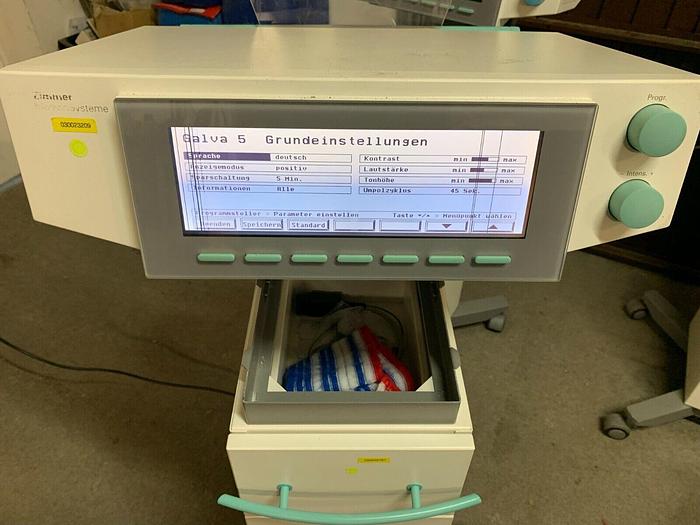 Used ZIMMER Galva 5 with sonic heads 0.8MHz and 3.0 MHz