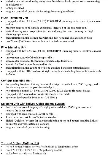 Used 2007 Brandt KDF-970 Edgebander