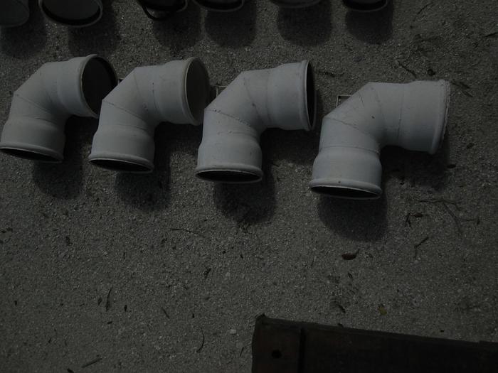 Used Pierce IPS Epoxy Coated PVC Elbows