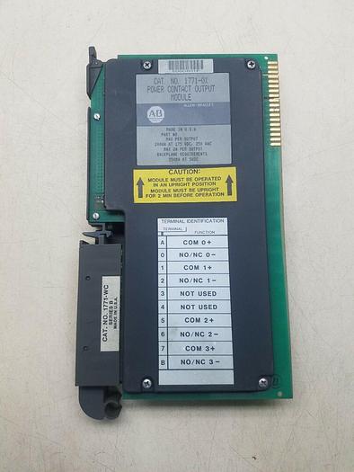Used Allen Bradley 1771-OX Power Contact Output Module