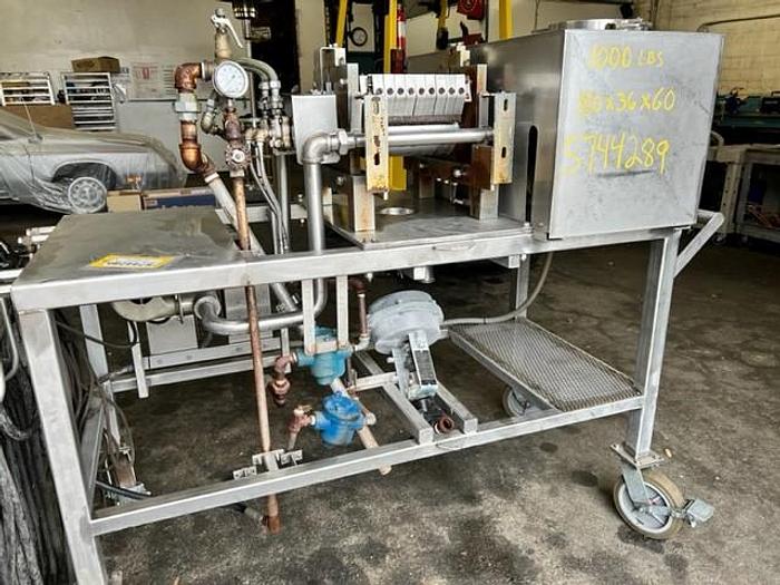 Used Dryer, Drum, Double, 4" x 9.25", S/st, Steam, Lab, #S744289