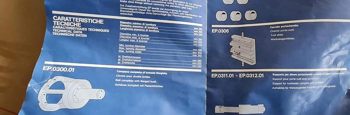 Usato Tornio mobile Rettifica Ferodi, R. ZANCHI & C. - tipo Universal Diesel - modello Europa