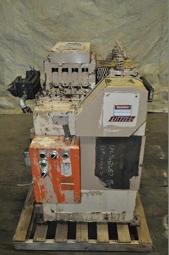 Used 8" WIDE X .040 LITTELL 9 ROLL POWERED STRAIGHTENER