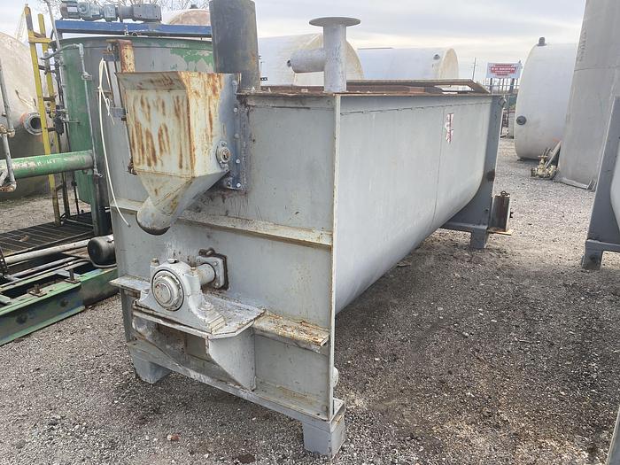 Used Used Marion Mixer approximately 100 cubic feet carbon steel Paddle Mixer