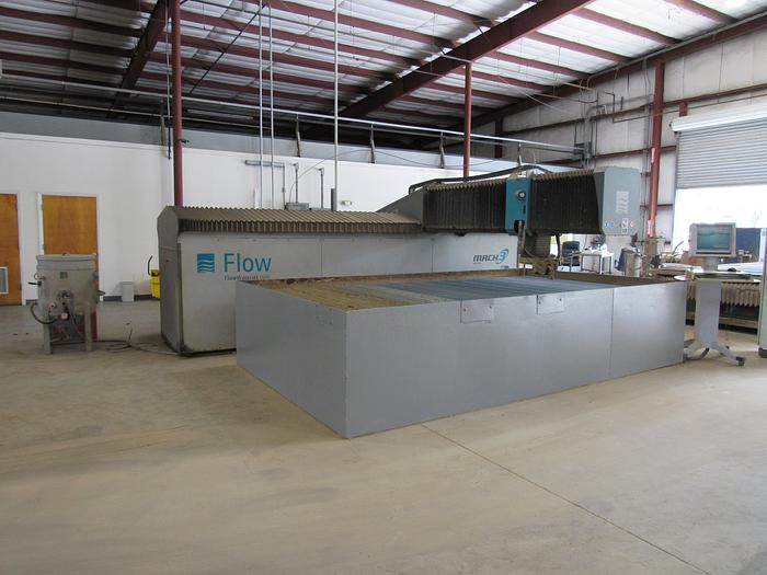 Used 2013 Flow Mach 3 4020B 60,000 PSI 3-Axis CNC Waterjet