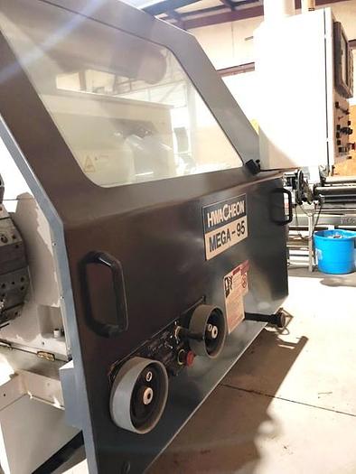 Used 2002 HWACHEON MEGA 95 2-AXIS CNC FLAT BED LATHE