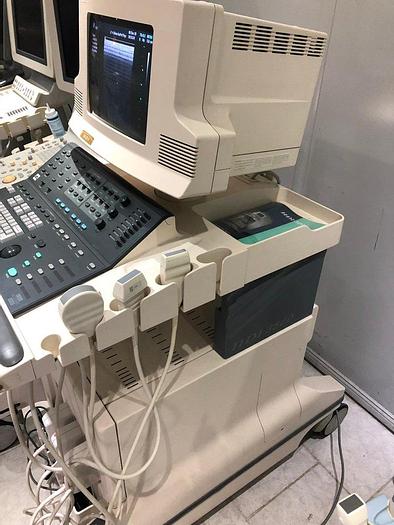 Used 2000 Philips ATL HDI 3500cv Ultraschallgerät Farbdoppler mit 3 Sonden und Fußschalter
