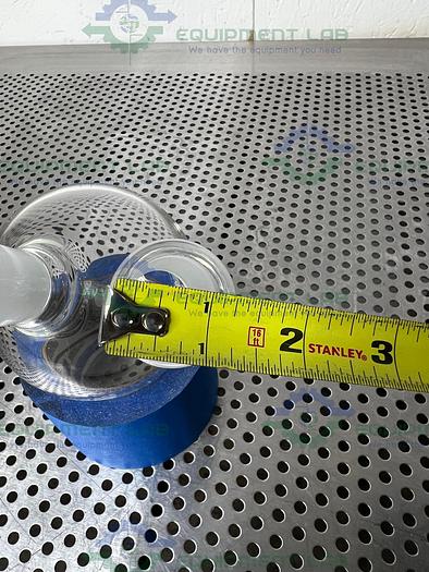 Chemglass  CG-1524-03 250mL Round Bottom Heavy Wall Flask 24/40 3-Neck Angled 20°