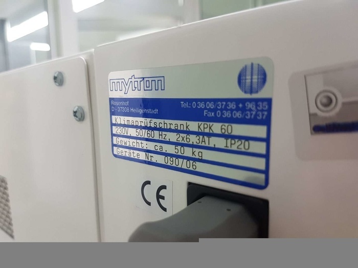 Used MYTRON KPK60 Incubator/ Climate Chamber