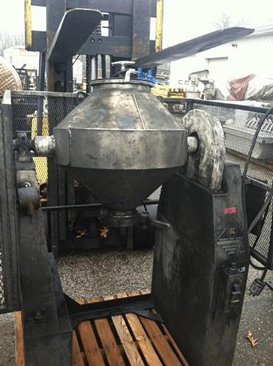 Used 3 CU. FT. PATTERSON KELLEY DOUBLE CONE BLENDER – S/S – 170# – #7735