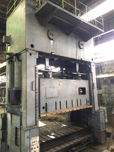 1980 Sheet Stamping press 800TON made in Romania after license ERFURT PKZV 800 ERFURT