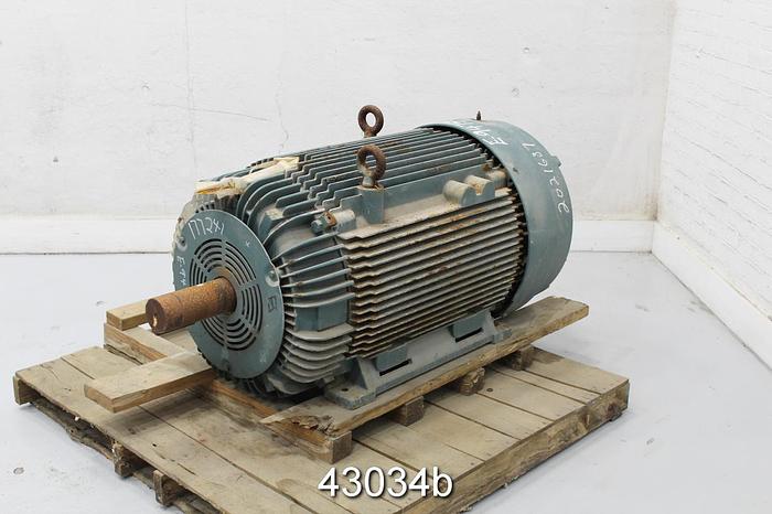 Used Reliance 150 Hp A/C Motor, 710 Rpm, 460 Volts #43034