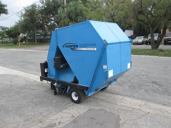 Used 2012 Harper TV40R Turf Sweeper Turbo Vac
