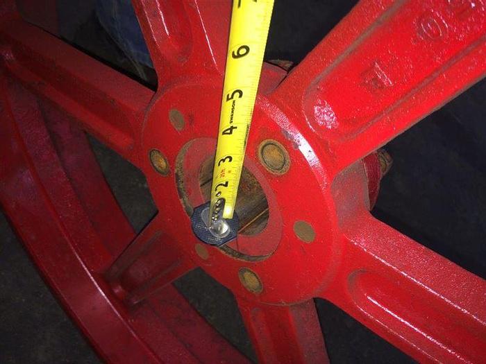 Used PULLEY SHEAVE 6-GROOVE 6B250 E BELT DRIVE WHEEL for Mud Pump
