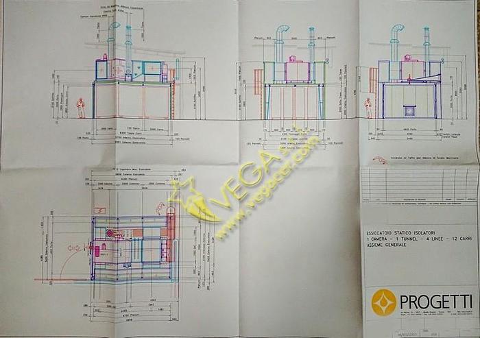 Used Static dryer Progetti