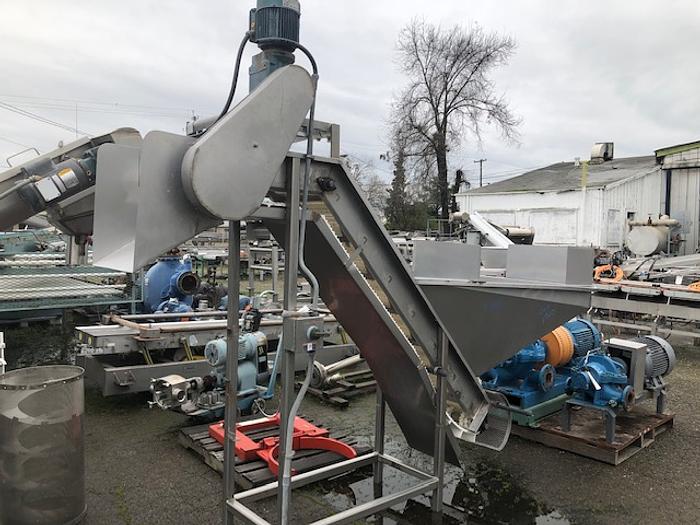 Used Intralox Flighted Belt Elevator