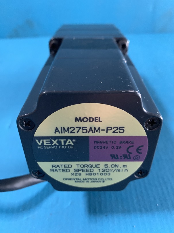 Used oriental motor vexta servo motor aim275am-p25
