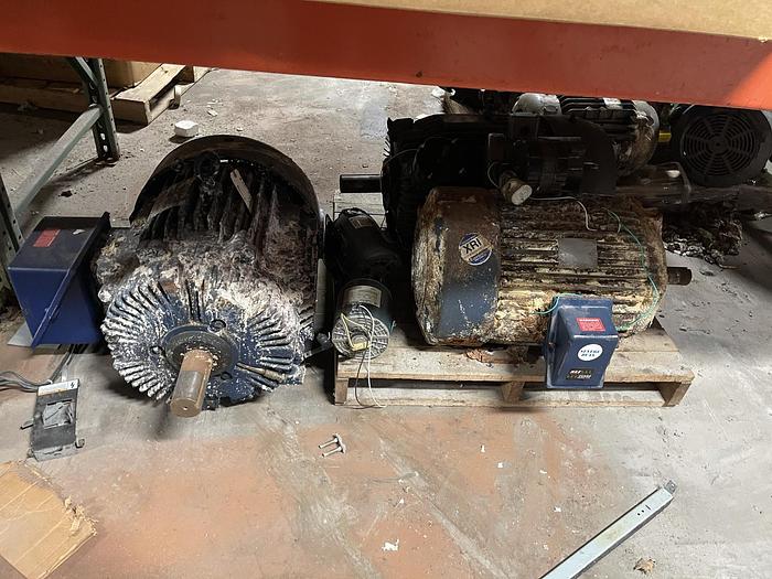 Used ELECTRICAL CONTENTS ON PALLET RACKING MCC BUCKETS