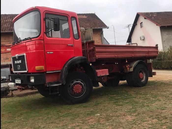 Gebruikt 1986 MAN 19.291 4x4 full steel kipper