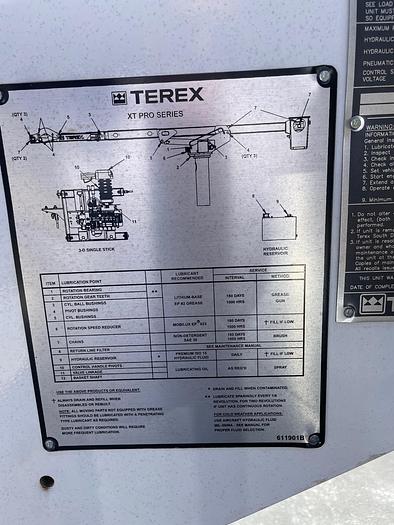 Used Terex Pro 60/70 75ft Bucket Boom on 2016 Forestry Chipper Dump Truck – MG8844