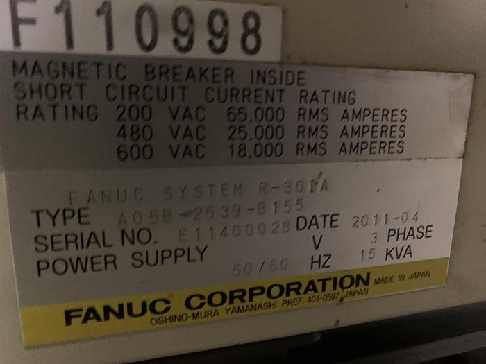 Used FANUC M900iA/260L 6 AXIS CNC ROBOT WITH R30iA CONTROLLER 260KG X 3100mm REACH