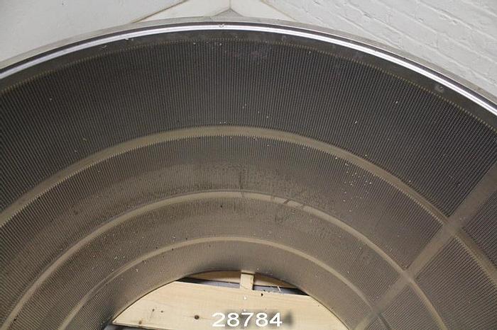 Used Voith VS 20 Pressure Screen Basket, 0.047" Holes #28784