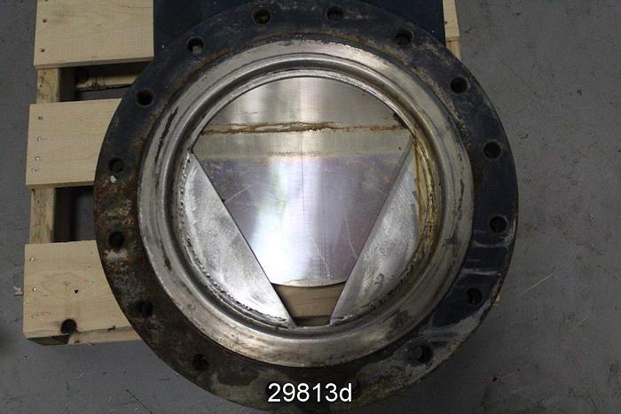 Used Fabri K71NJ 16" Hand Operated Knife Gate Valve #29813