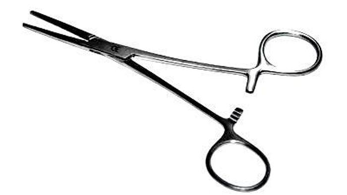 Used Forceps Artery Rochester Pean Straight 125mm (5in)