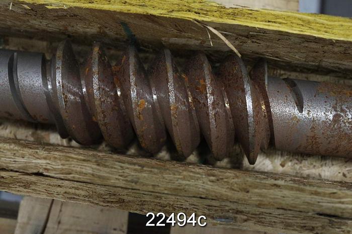 Used Beloit Jones 4000 Double Disc Refiner Worm Shaft, 26/30" #22494