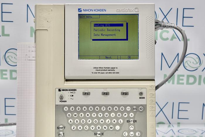 Used NIHON KOHDEN ECG-9130K MACHINE