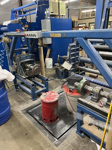 Used 40" CAMERON MDL 10 SLITTER REWINDER 50" O.D. ROLL CAPACITY