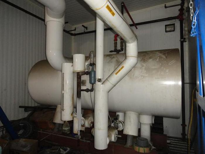 Used Frigoscandia GyroCompact, Md #CCM58-08-17 NN CR with skid mount Freon Refrigeration Package, 200 HP. CCM58-08-17 NN CR