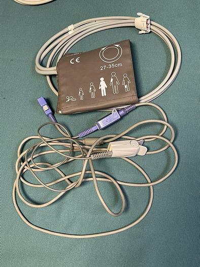 Used Welch Allyn Spot Vital Signs LXi Patientenmonitor auf Trolley mit Fingersensor, Manschette